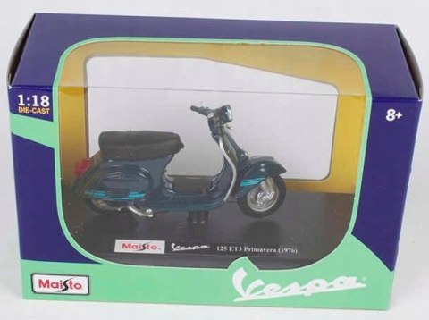 Piaggio Vespa Primavera skuter 1:18 model Maisto Piaggio Vespa Primavera skuter 1:18 model Maisto