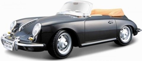 Porsche 356 B cabriolet 1:24 black Bburago 22078