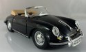 Porsche 356 B cabriolet 1:24 black Bburago 22078