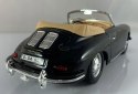 Porsche 356 B cabriolet 1:24 black Bburago 22078