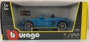 Porsche 718 Boxster 1:24 blue model Bburago 21087