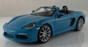 Porsche 718 Boxster 1:24 blue model Bburago 21087