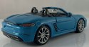 Porsche 718 Boxster 1:24 blue model Bburago 21087