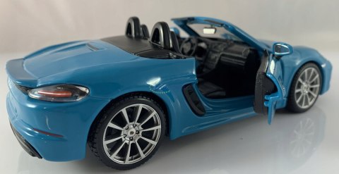 Porsche 718 Boxster 1:24 blue model Bburago 21087 Porsche 718 Boxster 1:24 blue model Bburago 21087