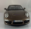 Porsche 911 Carrera S 1:24 brązowy Bburago 21065