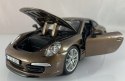 Porsche 911 Carrera S 1:24 brązowy Bburago 21065