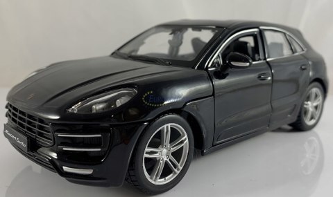 Porsche Macan black 1:24 model Bburago 21077 SUV Porsche Macan black 1:24 model Bburago 21077 SUV