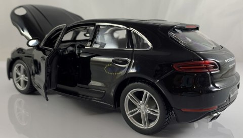 Porsche Macan black 1:24 model Bburago 21077 SUV Porsche Macan black 1:24 model Bburago 21077 SUV