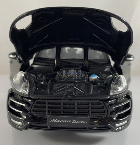 Porsche Macan black 1:24 model Bburago 21077 SUV Porsche Macan black 1:24 model Bburago 21077 SUV
