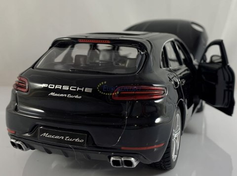Porsche Macan black 1:24 model Bburago 21077 SUV Porsche Macan black 1:24 model Bburago 21077 SUV