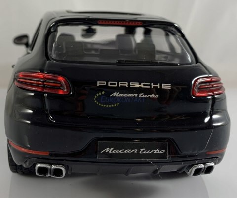 Porsche Macan black 1:24 model Bburago 21077 SUV Porsche Macan black 1:24 model Bburago 21077 SUV