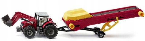 Traktor Massey Ferguson przenośnik 1:50 SIKU 1996