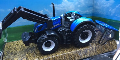 Traktor New Holland T7.315 ładowacz BBURAGO metal