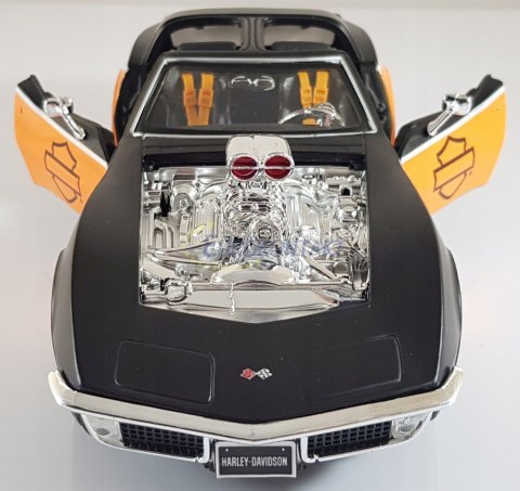 CHEVY Corvette Harley Davidson 1/24 Maisto 32193 CHEVY Corvette Harley Davidson 1/24 Maisto 32193