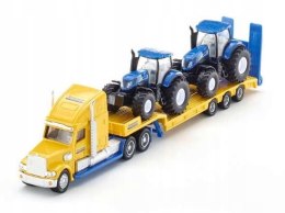 Ciężarówka z traktorami New Holland 1805 SIKU 1:87