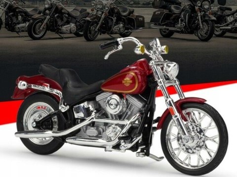 HARLEY DAVIDSON 1984 FXST Softail 1:18 Maisto HARLEY DAVIDSON 1984 FXST Softail 1:18 Maisto