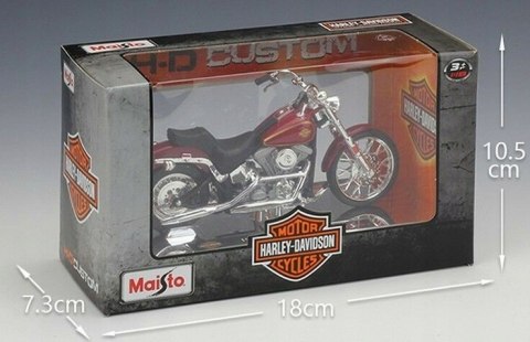 HARLEY DAVIDSON 1984 FXST Softail 1:18 Maisto HARLEY DAVIDSON 1984 FXST Softail 1:18 Maisto