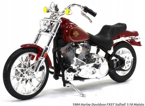 HARLEY DAVIDSON 1984 FXST Softail 1:18 Maisto HARLEY DAVIDSON 1984 FXST Softail 1:18 Maisto