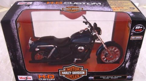 HARLEY DAVIDSON Dyna Super Glide 1:12 Maisto 32321 HARLEY DAVIDSON Dyna Super Glide 1:12 Maisto 32321