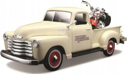 HARLEY DAVIDSON FLSTS + CHEVY 3100 1:24 32194