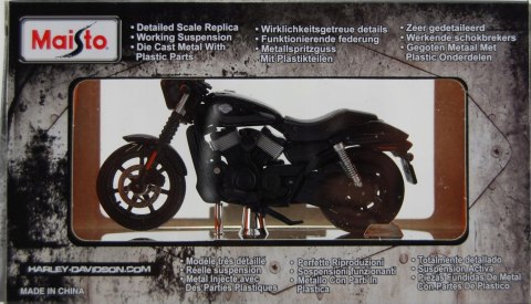 HARLEY DAVIDSON Street 750 2015 1:18 Maisto matowy HARLEY DAVIDSON Street 750 2015 1:18 Maisto matowy