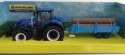 Traktor New Holland T7.315 przyczepa 1:32 BBURAGO