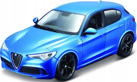 Alfa Romeo Stelvio blue 1:24 model Bburago 21086