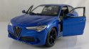 Alfa Romeo Stelvio blue 1:24 model Bburago 21086