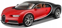 BUGATTI Chiron 1:18 red black model BBurago 11040