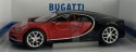 BUGATTI Chiron 1:18 red black model BBurago 11040