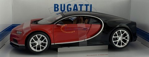 BUGATTI Chiron 1:18 red black model BBurago 11040 BUGATTI Chiron 1:18 red black model BBurago 11040