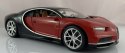 BUGATTI Chiron 1:18 red black model BBurago 11040