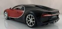 BUGATTI Chiron 1:18 red black model BBurago 11040