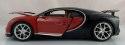 BUGATTI Chiron 1:18 red black model BBurago 11040