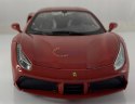 FERRARI 488 GTB bordowy model 1:24 Bburago 26013