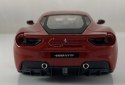 FERRARI 488 GTB bordowy model 1:24 Bburago 26013