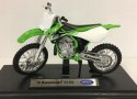 KAWASAKI KX 250 2002 r. model 1:18 Welly metalowy