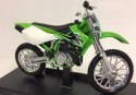 KAWASAKI KX 250 2002 r. model 1:18 Welly metalowy