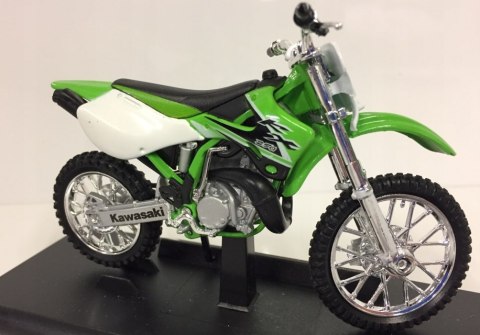 KAWASAKI KX 250 2002 r. model 1:18 Welly metalowy KAWASAKI KX 250 2002 r. model 1:18 Welly metalowy