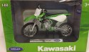 KAWASAKI KX 250 2002 r. model 1:18 Welly metalowy