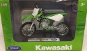 KAWASAKI KX 250 2002 r. model 1:18 Welly metalowy