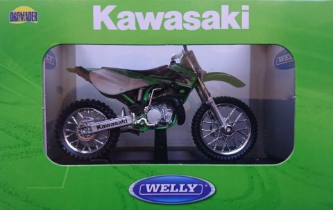 KAWASAKI KX 250 2002 r. model 1:18 Welly metalowy KAWASAKI KX 250 2002 r. model 1:18 Welly metalowy