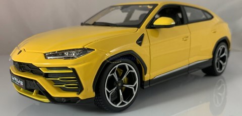 LAMBORGHINI Urus yellow 1:18 model BBurago 11042 LAMBORGHINI Urus yellow 1:18 model BBurago 11042