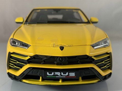 LAMBORGHINI Urus yellow 1:18 model BBurago 11042 LAMBORGHINI Urus yellow 1:18 model BBurago 11042