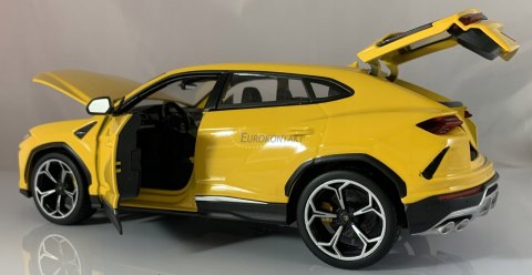 LAMBORGHINI Urus yellow 1:18 model BBurago 11042 LAMBORGHINI Urus yellow 1:18 model BBurago 11042