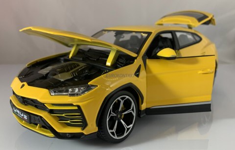 LAMBORGHINI Urus yellow 1:18 model BBurago 11042 LAMBORGHINI Urus yellow 1:18 model BBurago 11042