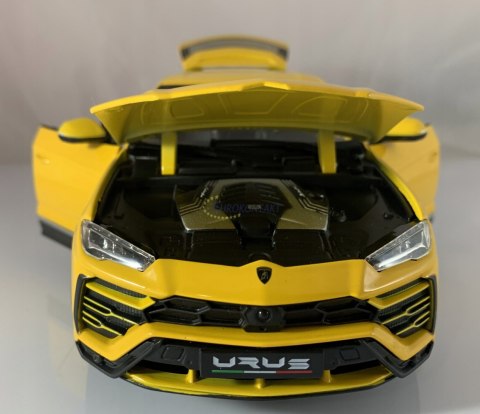 LAMBORGHINI Urus yellow 1:18 model BBurago 11042 LAMBORGHINI Urus yellow 1:18 model BBurago 11042