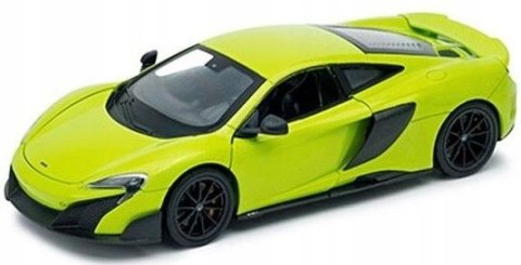 McLaren 675 LT Coupe green metal model Welly 1:24