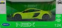 McLaren 675 LT Coupe green metal model Welly 1:24