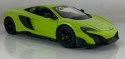 McLaren 675 LT Coupe green metal model Welly 1:24